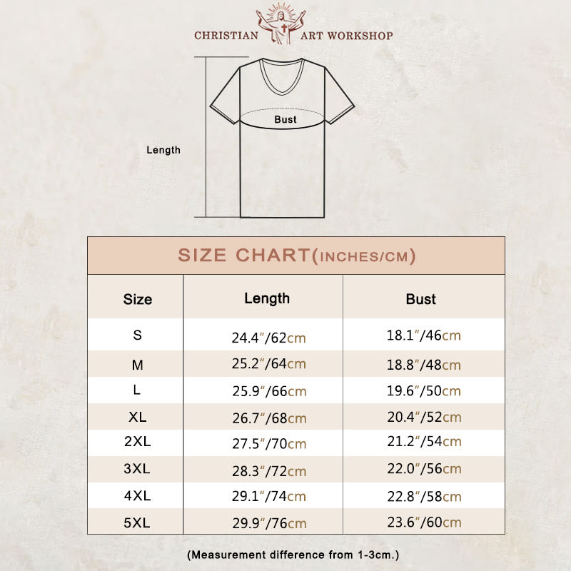 Christianartworkshop T-shirt à col en V imprimé « Je veux juste m'asseoir aux pieds de Jésus » - image 3