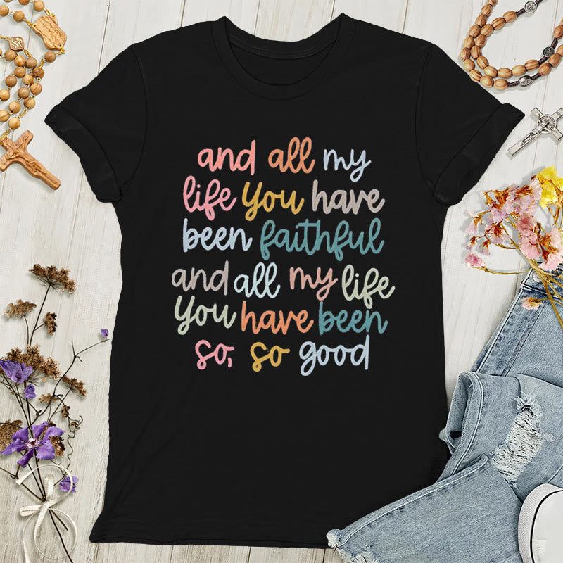 T-shirt femme Christianartworkshop Faith's Glow : Message vibrant - Noir - 4XL - image 0