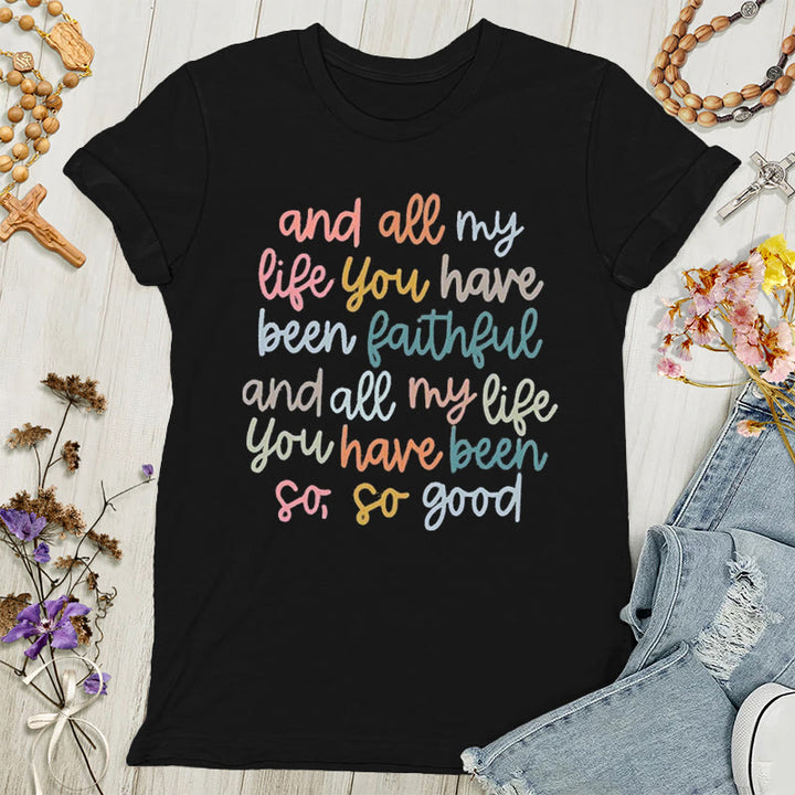 T-shirt femme Christianartworkshop Faith's Glow : Message vibrant - Noir - 4XL - image 0