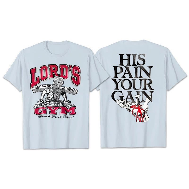 T-shirt Christianartworkshop Sa douleur, ton Gai - Bleu - 2XL - image 9