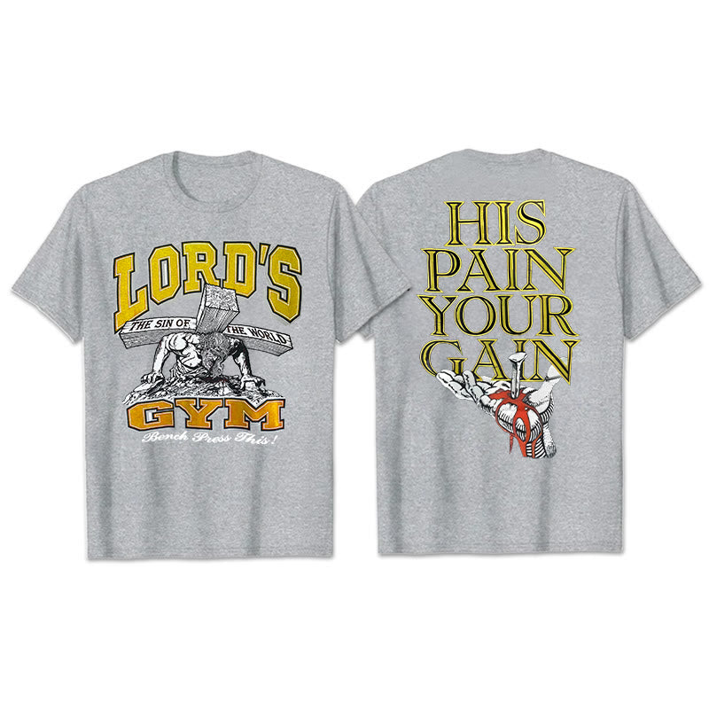 T-shirt Christianartworkshop Sa douleur, ton Gai - Gris - 2XL - image 7