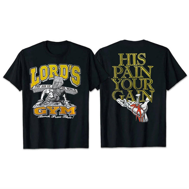 T-shirt Christianartworkshop Sa douleur, ton Gai - Noir - 2XL - image 6