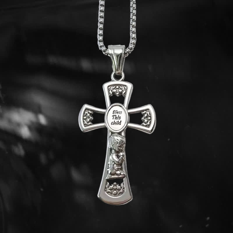 Collier « Enfant de Dieu » de Christianartworkshop : Un compagnon fidèle pour les jours de foi - Couleur argentée - image 4