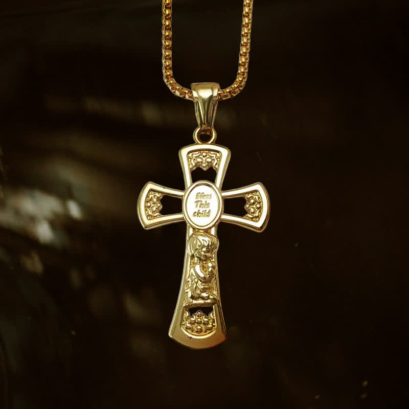 Collier « Enfant de Dieu » de Christianartworkshop : Un compagnon fidèle pour les jours de foi - couleur or - image 6