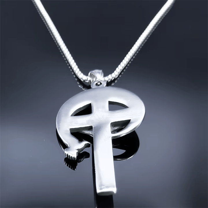 Christianartworkshop Crucifix sacré antique de style rétro avec colombe du Saint-Esprit et Veni Creator Spiritus - image 5