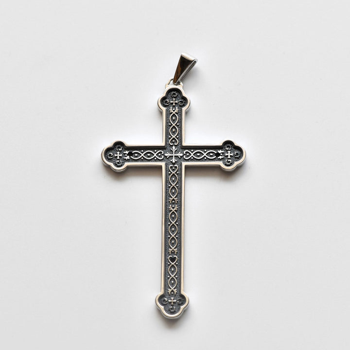 Collier pendentif croix INRI rétro en argent sterling de Christianartworkshop : un emblème de grâce - image 2