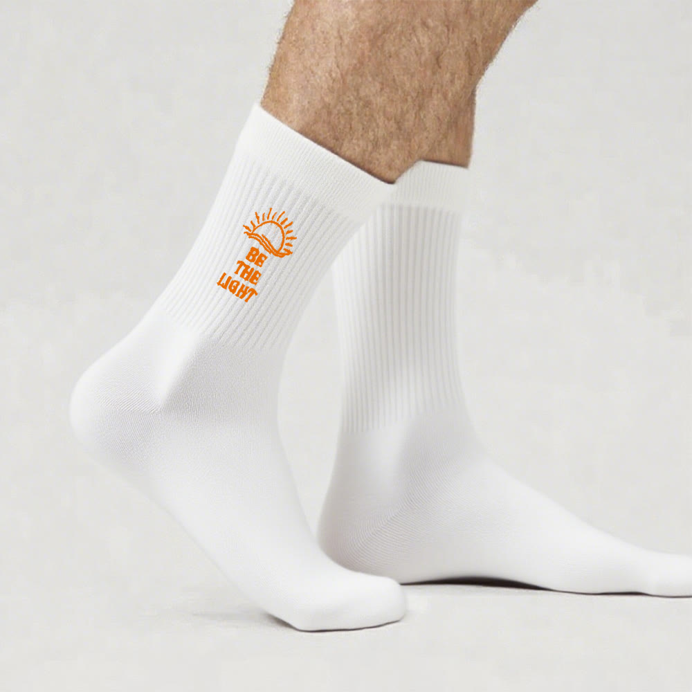 Christianartworkshop Brillez de mille feux avec les chaussettes Glimmering Sea Horizon : rayonnez d'esprit - Blanc - Femmes (EU 36-39/US 8,5-9) - image 0