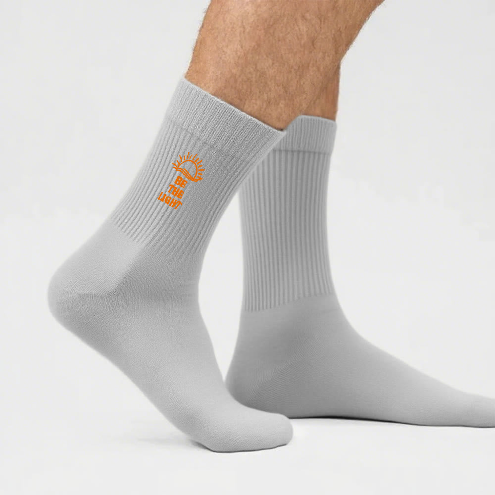 Christianartworkshop Brillez de mille feux avec les chaussettes Glimmering Sea Horizon : rayonnez d'esprit - Gris - Hommes (EU 40-44/US 7,5-11) - image 10