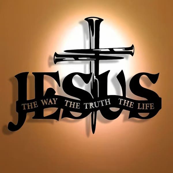 Christianartworkshop Décoration murale en métal représentant Jésus fidèle et une croix - image 0