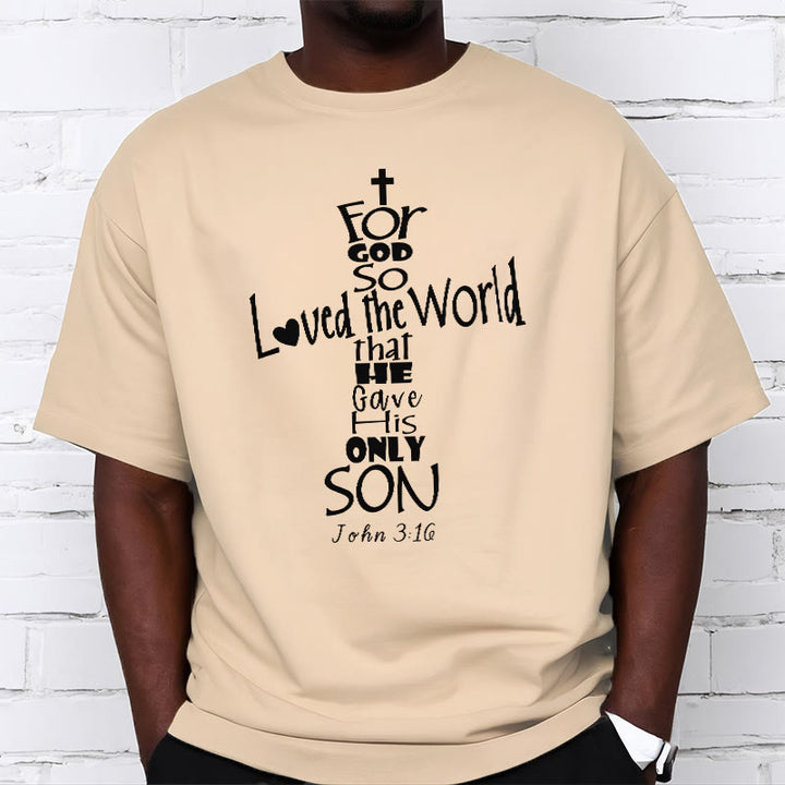T-shirt unisexe Christianartworkshop « Car Dieu a tant aimé le monde » (verset biblique chrétien) - image 11
