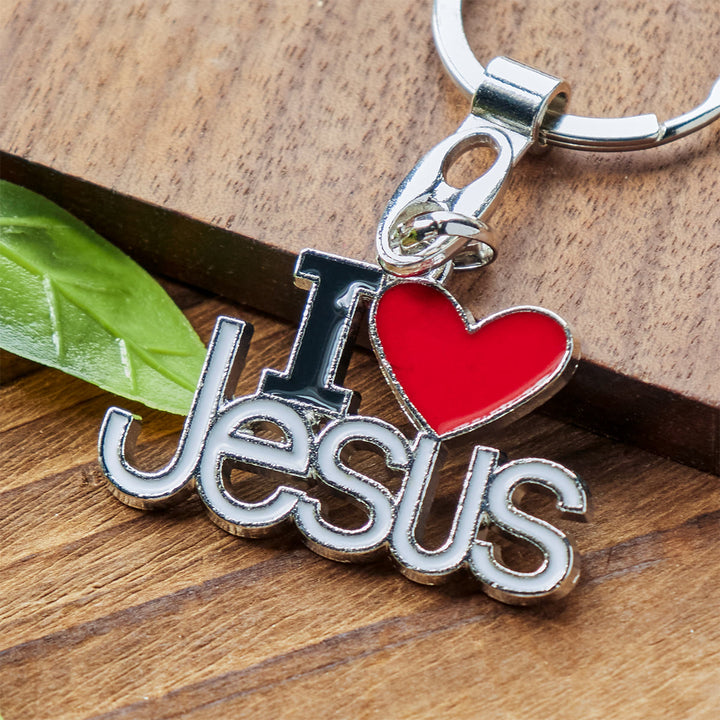 Christianartworkshop Porte-clés « Cœur fidèle » 4 couleurs « J’aime Jésus » de Believer’s Choice - image 14