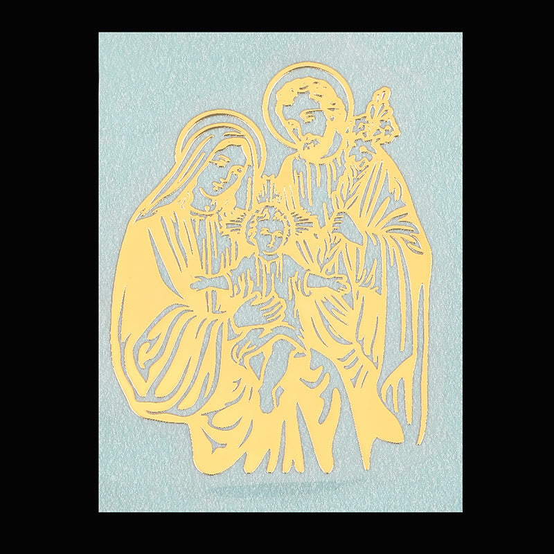 Christianartworkshop Autocollant Saint Doré pour téléphone : Plusieurs figures saintes disponibles - image 2