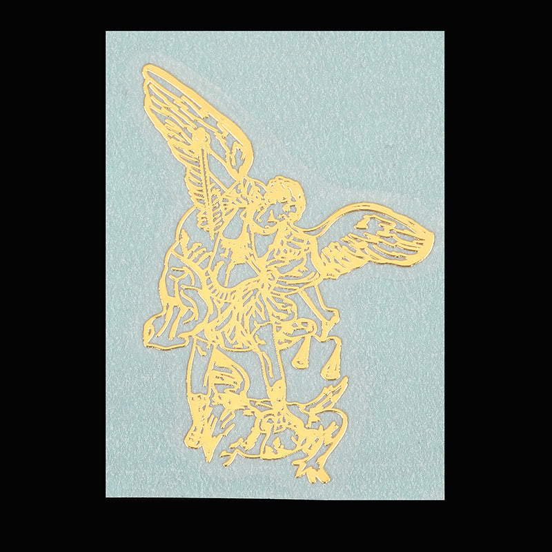 Christianartworkshop Autocollant Saint Doré pour téléphone : Plusieurs figures saintes disponibles - image 3