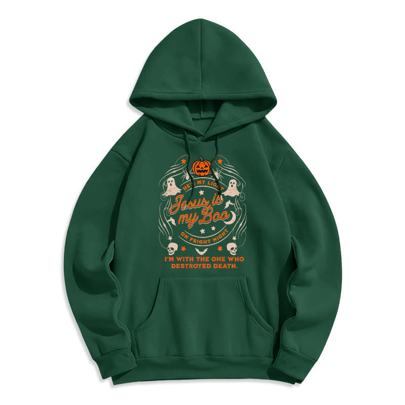 Christianartworkshop Jésus est mon chéri avec un sweat à capuche en polyester doublé polaire style Saint-Esprit - Vert - 2XL - image 5