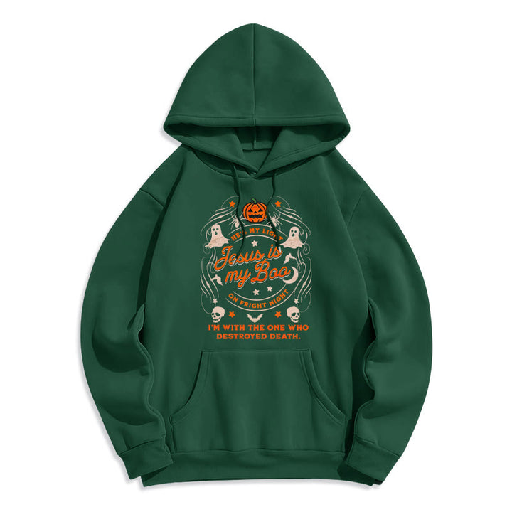 Christianartworkshop Jésus est mon chéri avec un sweat à capuche en polyester doublé polaire style Saint-Esprit - Vert - 2XL - image 5