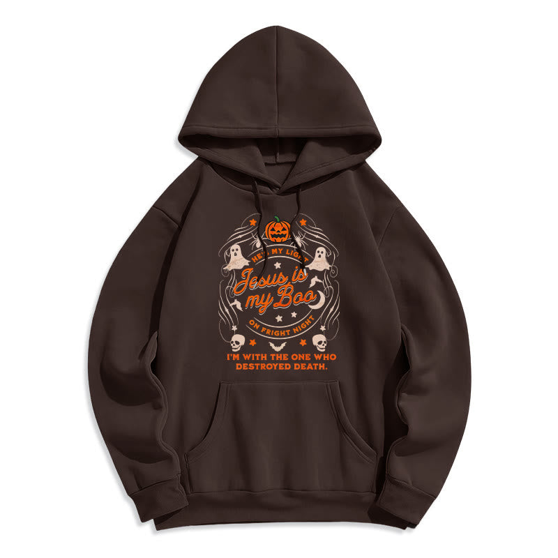 Christianartworkshop Jésus est mon chéri avec un sweat à capuche en polyester doublé polaire style Saint-Esprit - Brun - 2XL - image 3