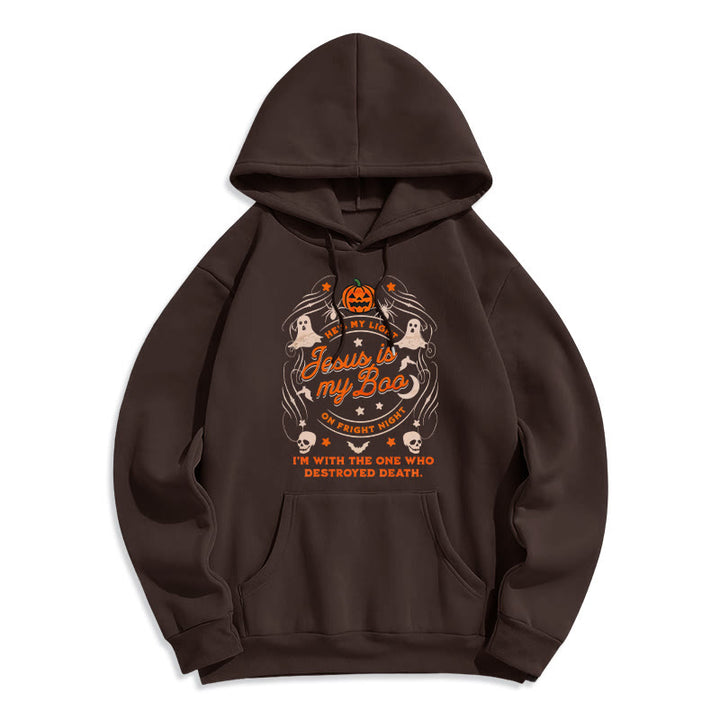 Christianartworkshop Jésus est mon chéri avec un sweat à capuche en polyester doublé polaire style Saint-Esprit - Brun - 2XL - image 3