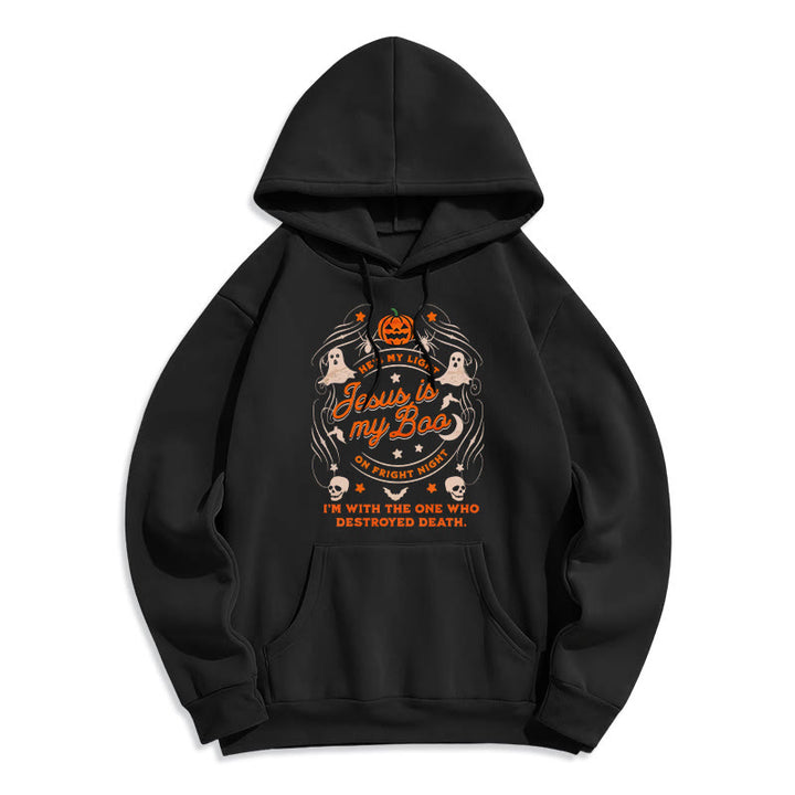 Christianartworkshop Jésus est mon chéri avec un sweat à capuche en polyester doublé polaire style Saint-Esprit - Noir - 2XL - image 2