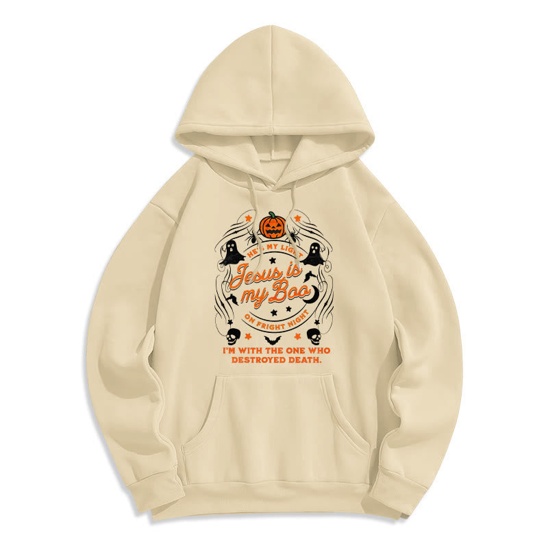 Christianartworkshop Jésus est mon chéri avec un sweat à capuche en polyester doublé polaire style Saint-Esprit - Beige - 2XL - image 7