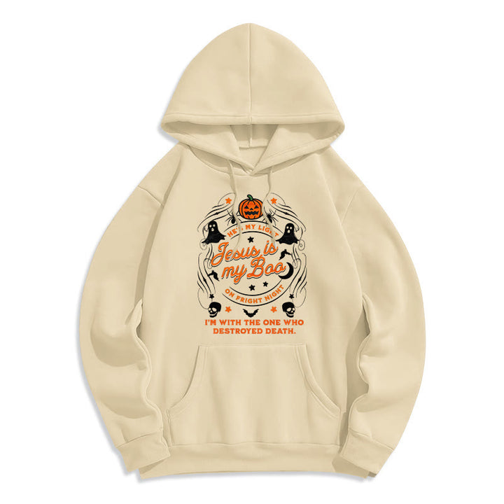 Christianartworkshop Jésus est mon chéri avec un sweat à capuche en polyester doublé polaire style Saint-Esprit - Beige - 2XL - image 7