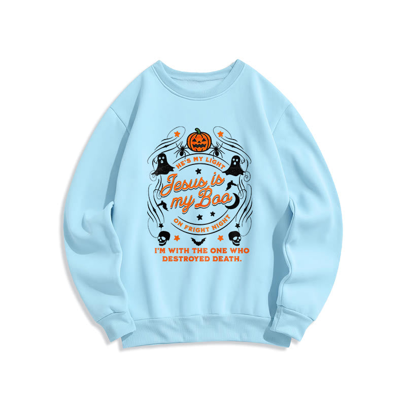 Christianartworkshop Jésus est mon chéri avec sweat-shirt en polyester doublé polaire style Saint-Esprit - Bleu - 2XL - image 3
