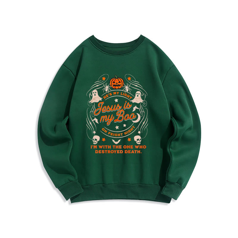 Christianartworkshop Jésus est mon chéri avec sweat-shirt en polyester doublé polaire style Saint-Esprit - Vert - 2XL - image 5