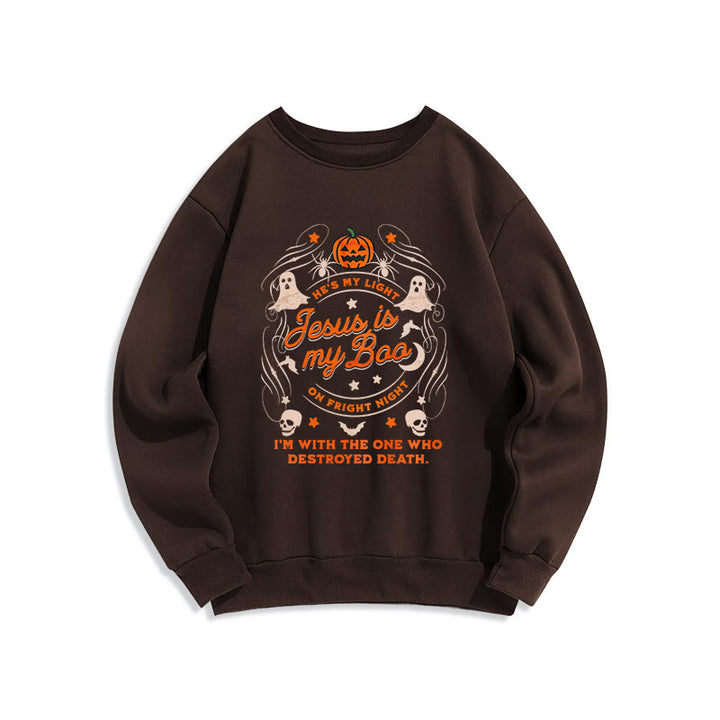 Christianartworkshop Jésus est mon chéri avec sweat-shirt en polyester doublé polaire style Saint-Esprit - Brun - 2XL - image 6