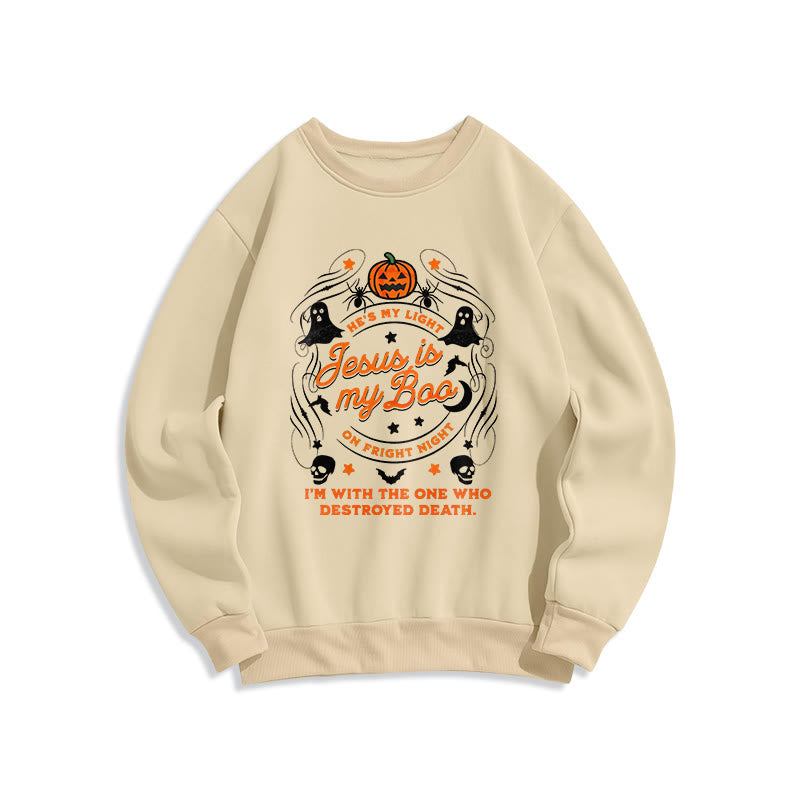 Christianartworkshop Jésus est mon chéri avec sweat-shirt en polyester doublé polaire style Saint-Esprit - Beige - 2XL - image 2