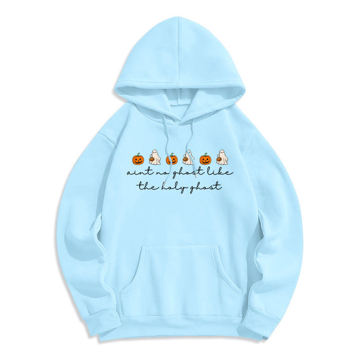 Christianartworkshop Sweat à capuche en polyester doublé polaire « No Ghost Like the Holy Ghost » - Bleu - 2XL - image 5