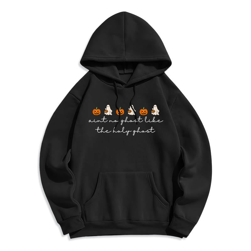 Christianartworkshop Sweat à capuche en polyester doublé polaire « No Ghost Like the Holy Ghost » - Noir - 2XL - image 8