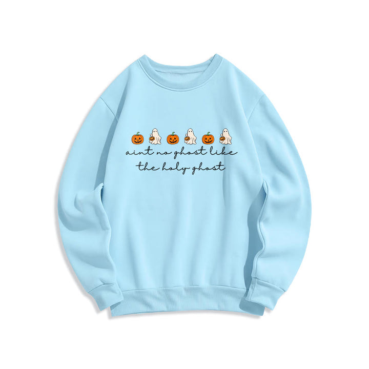 Christianartworkshop - Sweat-shirt en polyester doublé polaire « Il n'y a pas de fantôme comme le Saint-Esprit » - Bleu - 2XL - image 4