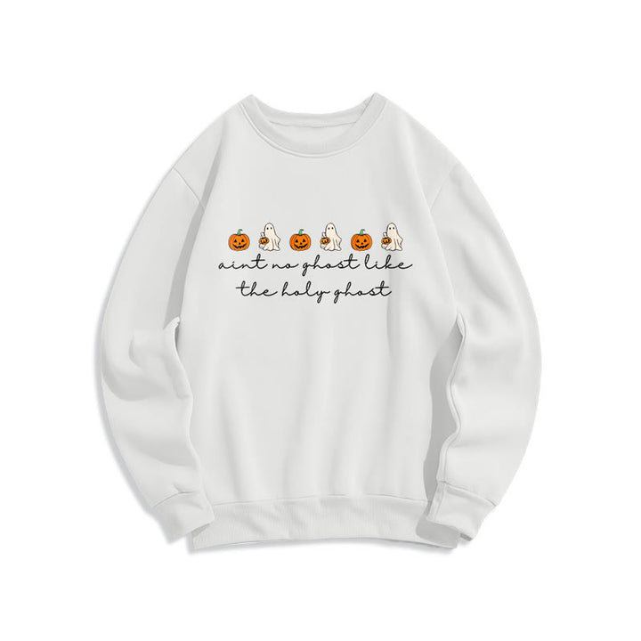 Christianartworkshop - Sweat-shirt en polyester doublé polaire « Il n'y a pas de fantôme comme le Saint-Esprit » - Blanc - 2XL - image 2