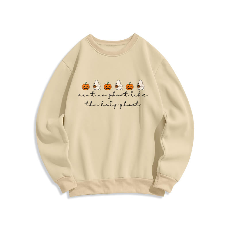 Christianartworkshop - Sweat-shirt en polyester doublé polaire « Il n'y a pas de fantôme comme le Saint-Esprit » - Beige - 2XL - image 3