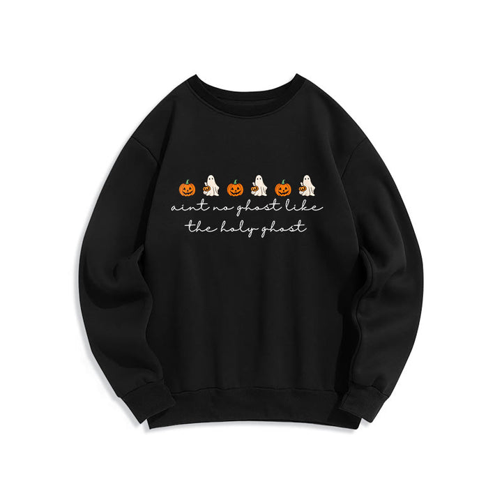 Christianartworkshop - Sweat-shirt en polyester doublé polaire « Il n'y a pas de fantôme comme le Saint-Esprit » - Noir - 2XL - image 6