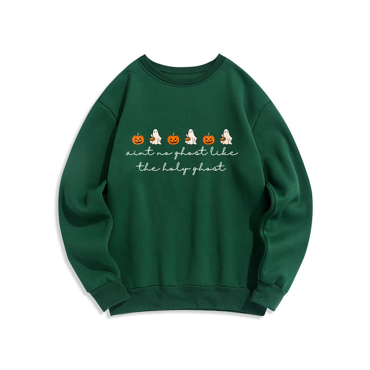 Christianartworkshop - Sweat-shirt en polyester doublé polaire « Il n'y a pas de fantôme comme le Saint-Esprit » - Vert - 2XL - image 5
