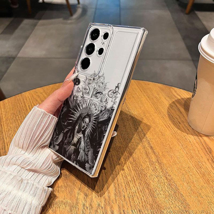 Christianartworkshop Étui de téléphone style gothique représentant la Vierge Marie, compatible avec Samsung Galaxy - image 2