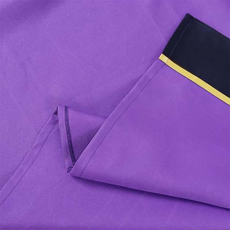 Christianartworkshop Robe de clergé violette ornée d'une croix dorée et de rayures - image 6