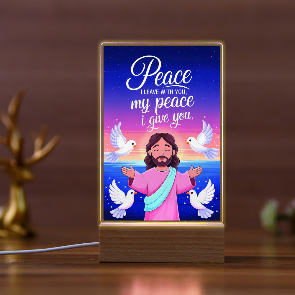 Christianartworkshop Veilleuse religieuse Jésus et Marie : Hériter d'un précieux héritage spirituel - UN - image 0