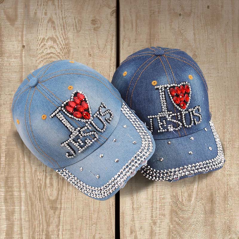 Christianartworkshop Casquette « J’aime Jésus » pour les cœurs dévoués : Rayonnez d’amour pour le Christ - image 1