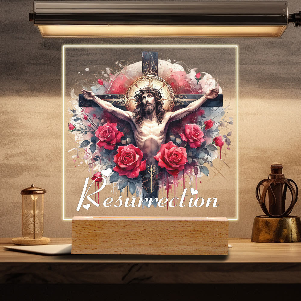 Christianartworkshop Veilleuse Scène d'art du Christ : Icônes sacrées et lueur durable - UN - image 0