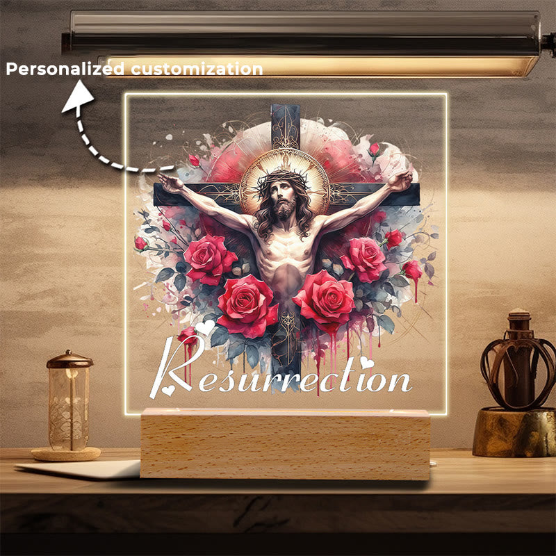 Christianartworkshop Veilleuse Scène d'art du Christ : Icônes sacrées et lueur durable - image 3