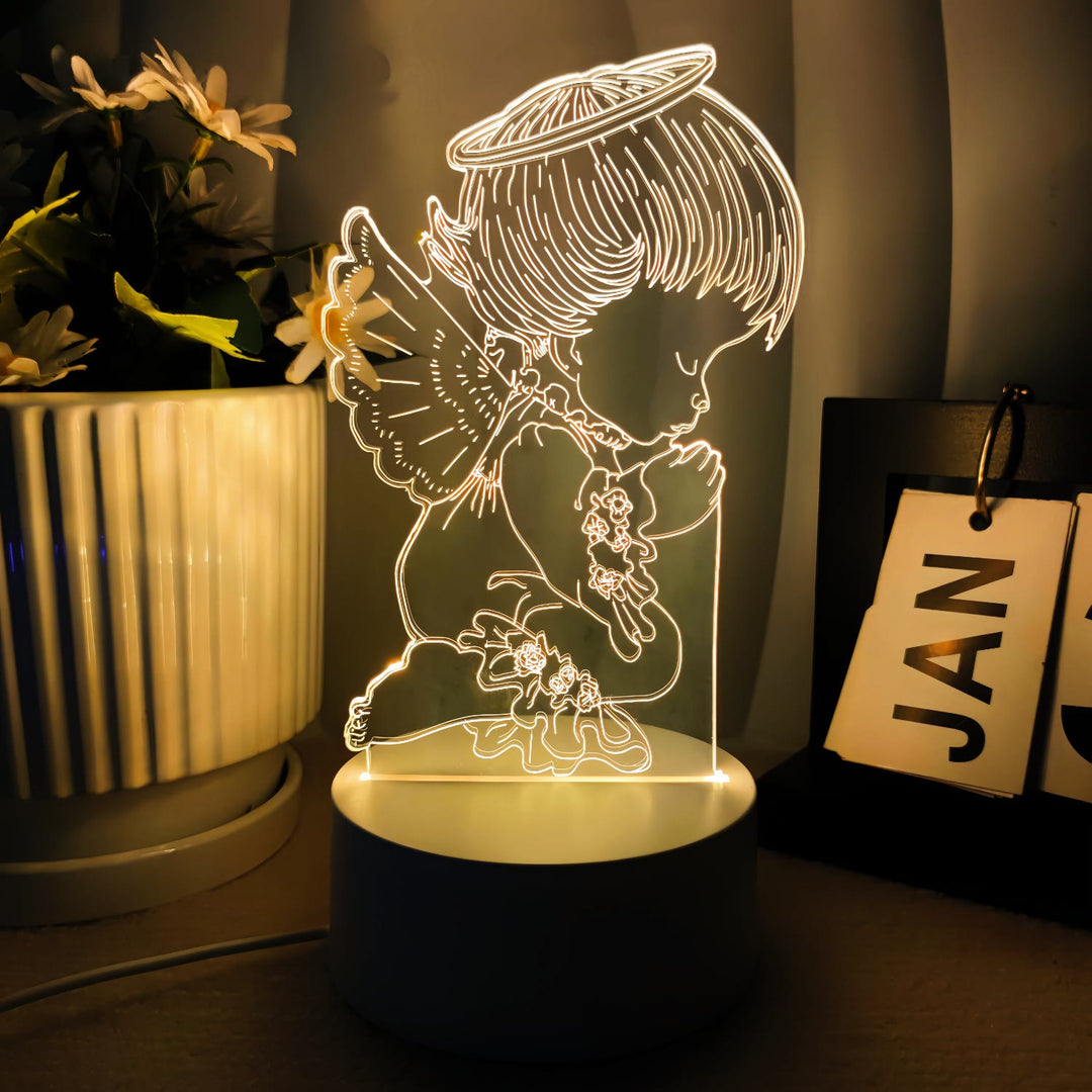 Christianartworkshop Veilleuse Icônes Sacrées, Cadeau de Foi : Gardez les moments sacrés près de vous - F - image 5