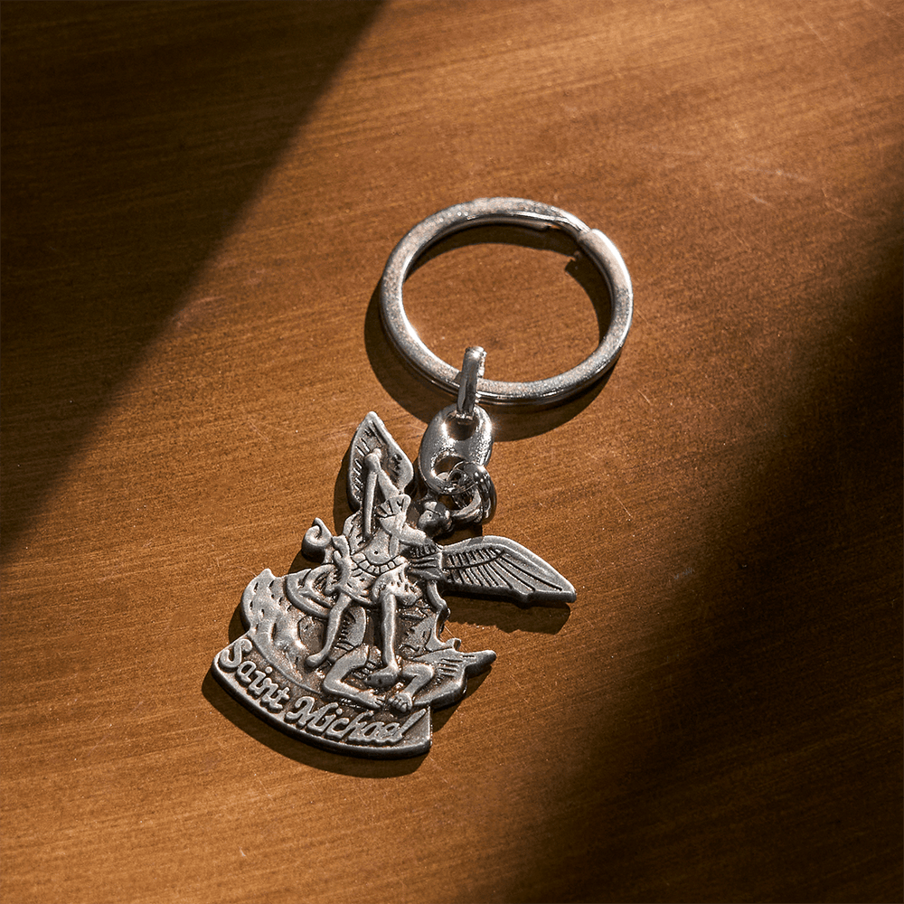 Christianartworkshop Porte-clés Saint Michel Archange, Bouclier contre le Mal - image 1
