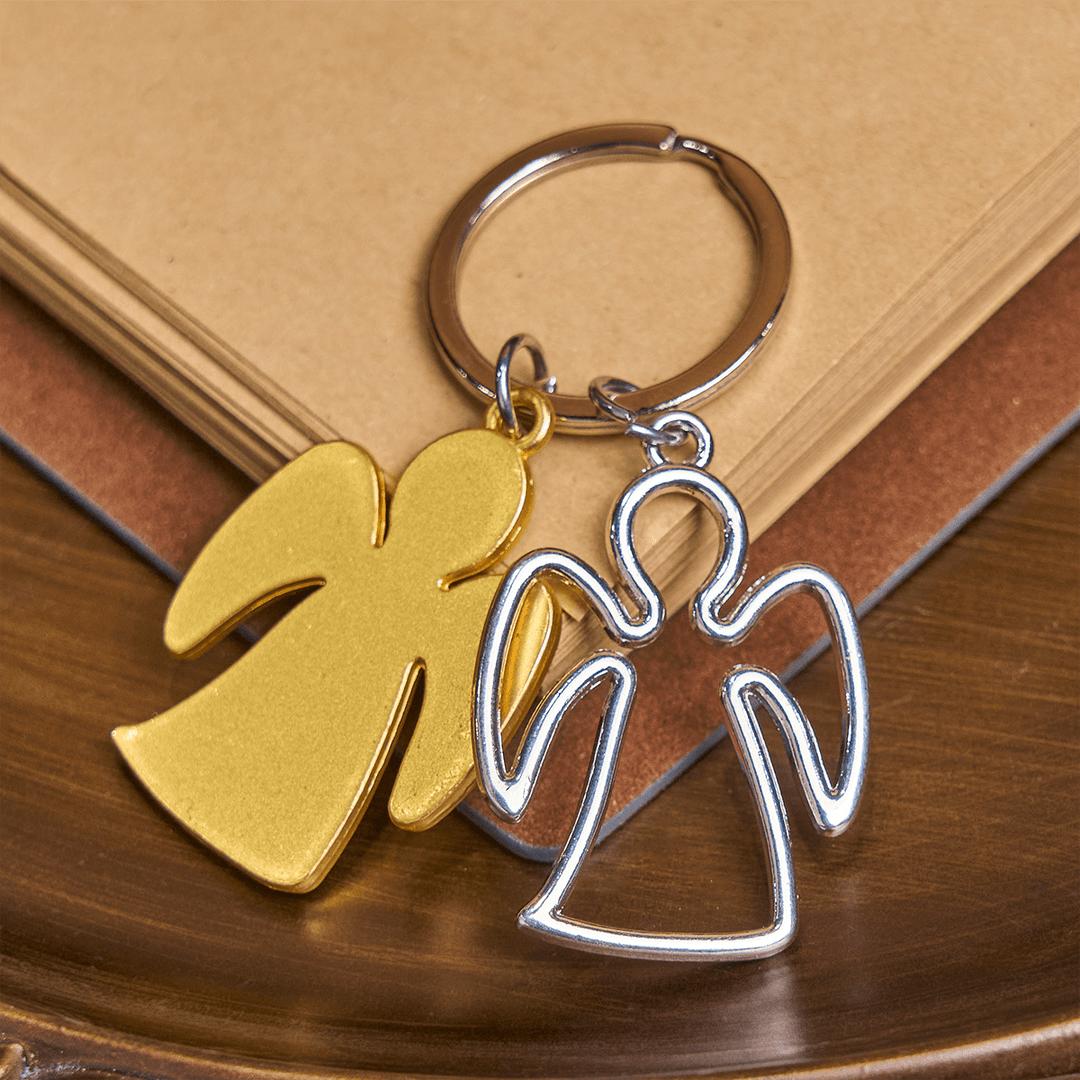 Christianartworkshop Porte-clés Ange Gardien à vos côtés - Style uni - image 0