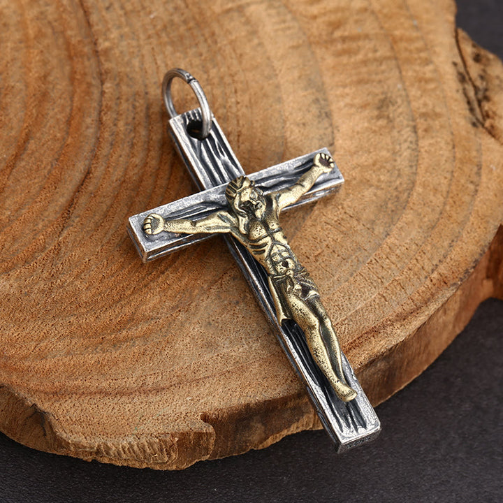 Collier crucifix classique en argent sterling de Christianartworkshop : un symbole de foi pour un lien spirituel quotidien - image 2