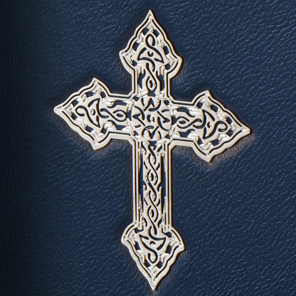 Christianartworkshop Carnet de luxe en cuir orné de Jésus et d'une croix : un cadeau d'exception pour les âmes fidèles - image 1