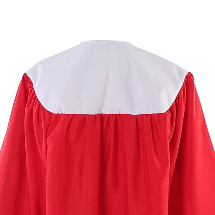 Christianartworkshop Robe cléricale rouge élégante ornée de la colombe du Saint-Esprit : Servez avec foi et lumière - image 8