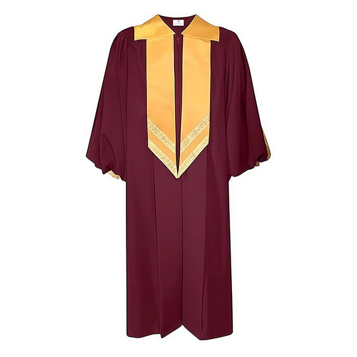 Christianartworkshop Robes de clergé classiques et polyvalentes à 4 couleurs avec col en V doré - image 7