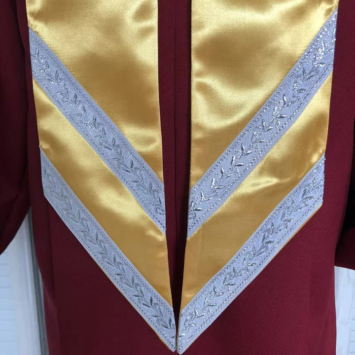Christianartworkshop Robes de clergé classiques et polyvalentes à 4 couleurs avec col en V doré - image 9
