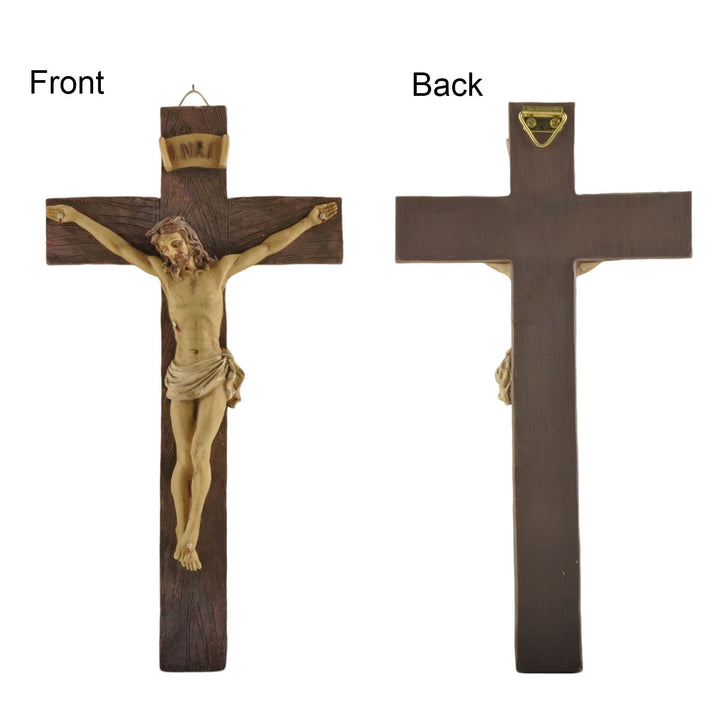 Christianartworkshop INRI - Crucifix en résine inscrite : un profond emblème de vénération - image 7